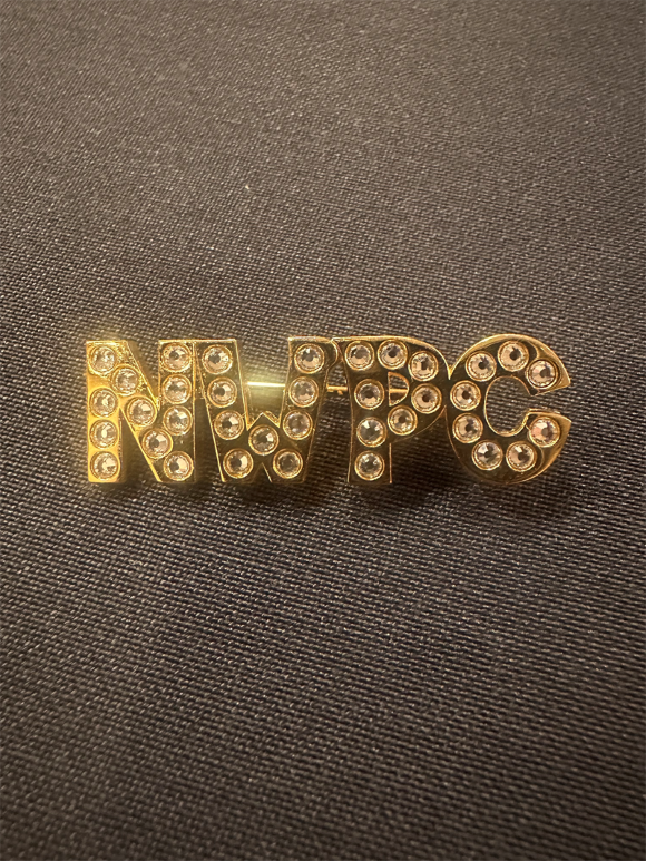 NWPC jeweled pin